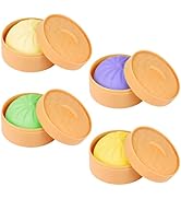 4PCS Squishies Dumpling, Colorful Dumpling Stress Balls Fidget Toys Adults, Squeeze Dough Ball St...