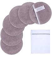 SUNLAND Reusable Makeup Remover Pads for Face,Eyes ,Lips Microfiber Face Cleansing Gloves Washabl...
