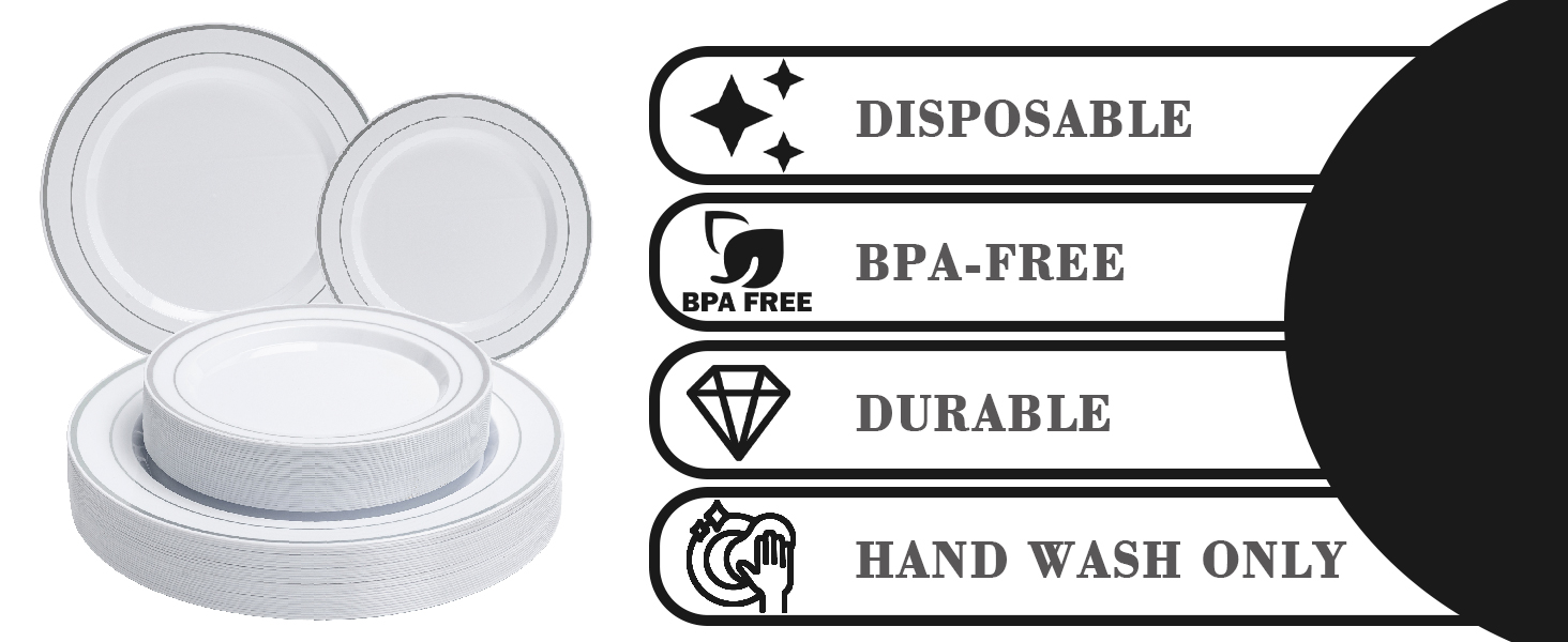 plastic plates sets