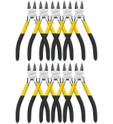 Wire Cutters 10 Pack, 6.5 inch, BOOSDEN Flush Cutters, Spring Loaded Cutting Pliers, Side Cutters...