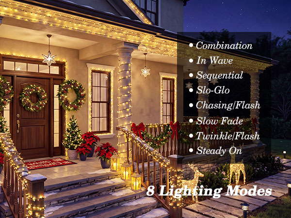 Solar Christmas String Lights