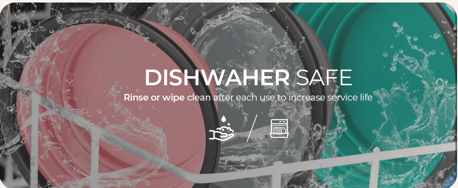 dishwasher safe outdoor camping gear platos para perros tazones de agua portatiles