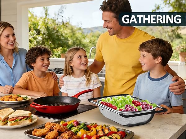 expandable sink colander