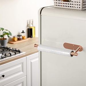 Self adhesive gold paper towel holder