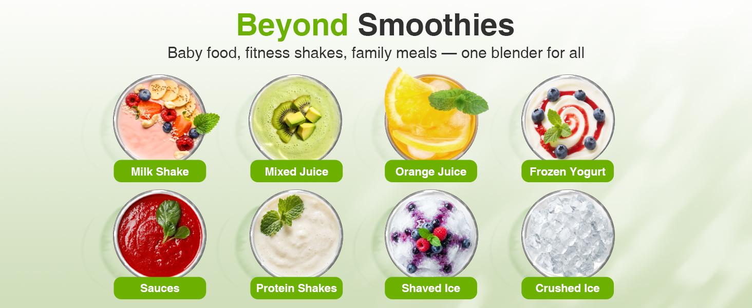 All in one KOIOS portable blender prepares baby food shakes sauces juice ice for family meals