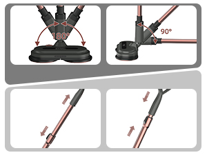 adjustable tube mop