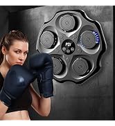 Music Boxing Machine, Smart Bluetooth Music Boxing Target Wall Mounted, Electronic Workout Punchi...
