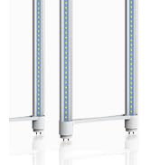 Romwish U Shaped LED Tube Lights, T8 T12, 18W(40W Equiv.), 6000K Super Bright, 2400LM, Fluorescen...