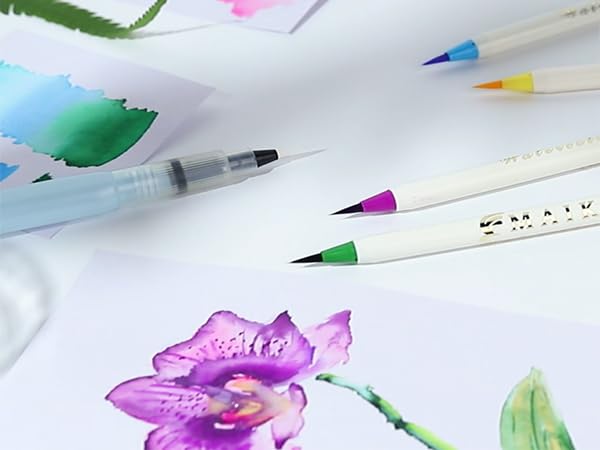 watercolor pens