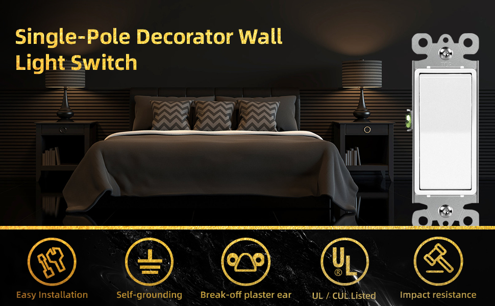1 way light switch