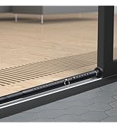 BeBecome Sliding Door Security Bar,17-50 inch Adjustable Patio Door Security bar with Rubber Tips...