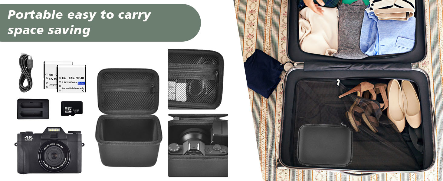 4k camera storage case