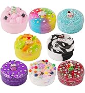 Slime Variety Pack Different Textures, 8 Pack Slime Kit for Kids, Includes Butter Slime, Snow Fiz...
