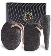 SAMEBUTECO Natural Volcanic Pumice Stone for Feet Pumice Cleaning Stone for Sole of The Foot,Edge...
