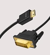 Twozoh Mini HDMI to DVI Cable 3.3FT, HDMI Mini(C) to 24+1Pin DVI Cable Support 1080p 720p