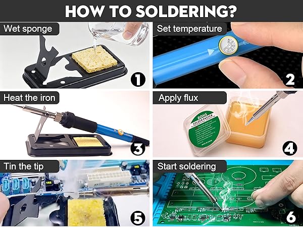 how to use soldering iron
