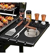 Griddle Mat Barbeque Grill Accessories Tools for Blackstone, Side Shelf Mat Grill Pad for Outdoor...