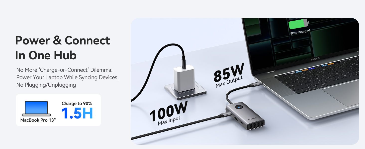 6-in-1 USB C Docking Station