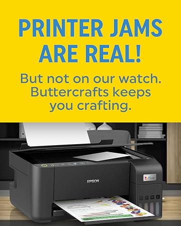 Buttercrafts printer jams