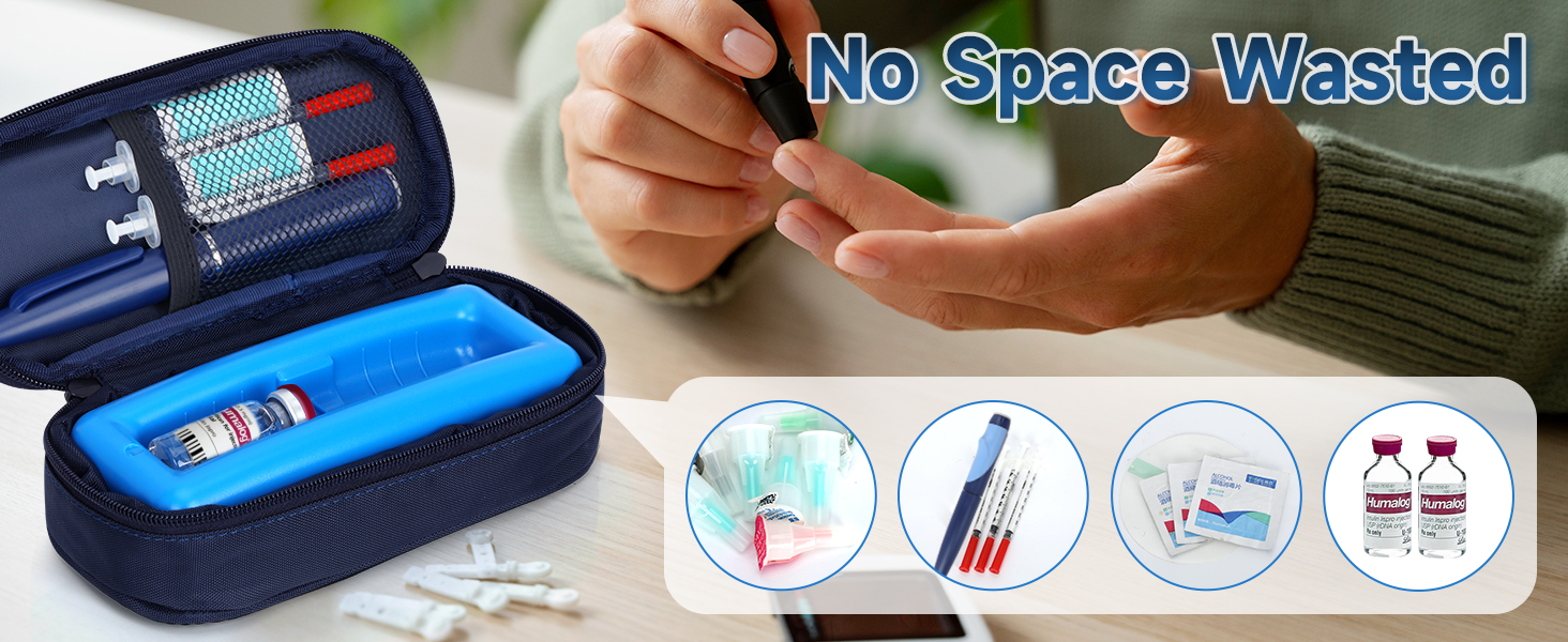 electric insulin cooler travel case usb medical vials ice pack tsa approved diabetic medication pen