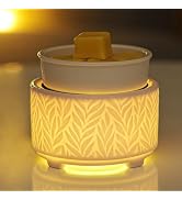 EQUSUPRO Wax Melt Warmer for Scented Wax Melts- Electric 4 in-1 Ceramic Candle Wax Warmer Burner ...