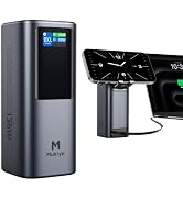 Mukiya 130W 20000mAh Power Bank with Retractable Cable & Stand | Mukiya power bank with built-in ...