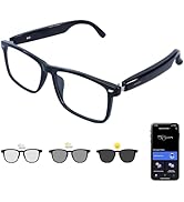 AI Smart Glasses Polarized Audio Sunglasses with Speaker Translation Glasses 164 Language Open Ea...