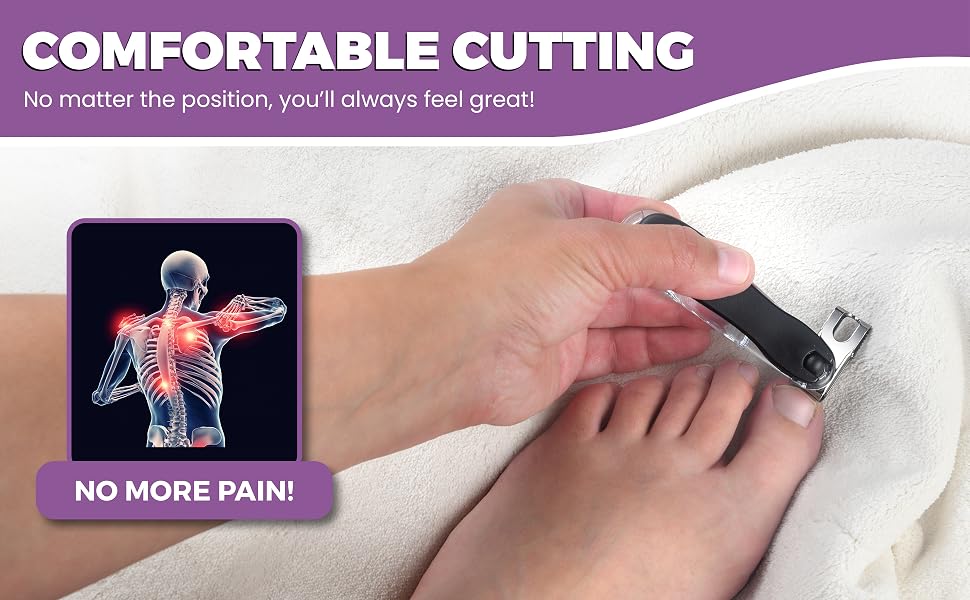 Rotating Nail Clipper minimizes pain