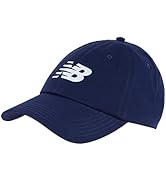 New Balance Men's and Women's 6-Panel Curved Brim Cap, Lifestyle and Athletic Wear, One Size Fits...
