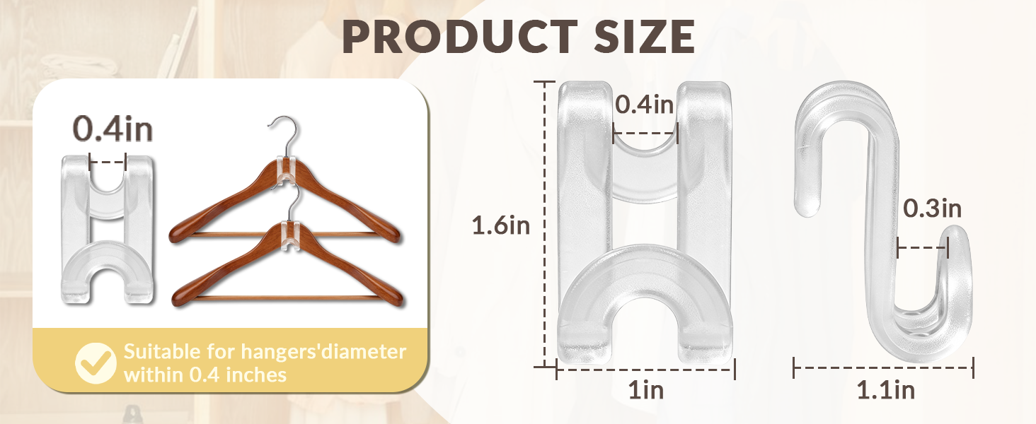 60pcs hanger hooks