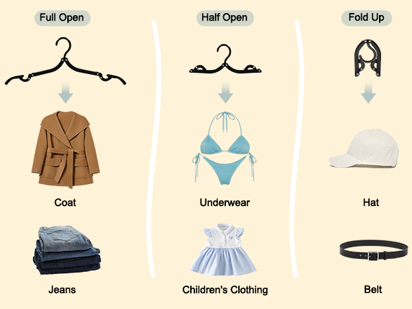 foldable hangers