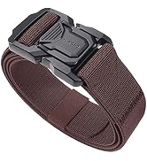JUKMO Tactical Belt for Men, Military Rigger 1.5" Nylon Web Work Belt with Quick Release Heavy Du...