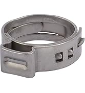 SharkBite 1/2 Inch Clamp Ring, Pack of 100, Stainless Steel Plumbing Fitting, PEX Pipe, PE-RT, UC...