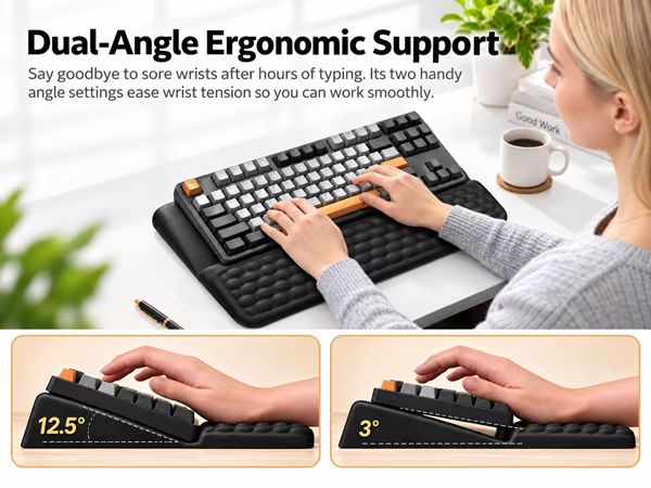 Dual-Angle Ergonomic Support