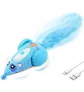 Migipaws Automatic Cat Toys, Plush Cat Mouse Toy, Interactive Toy for Indoor Cats, Smart Moving K...