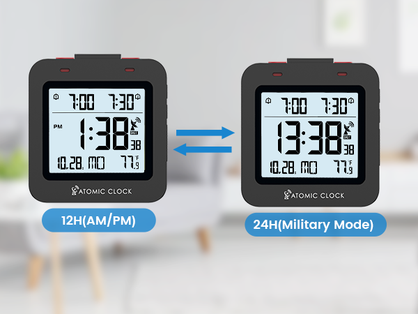 small bedside clock