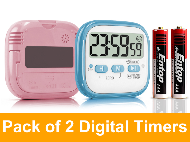 Pack of 2 Digital Timers