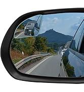 POMFW Blind Spot Mirror, 2 inch Rearview Convex Side Mirrors for Cars SUV Truck Van Stick on 3M A...