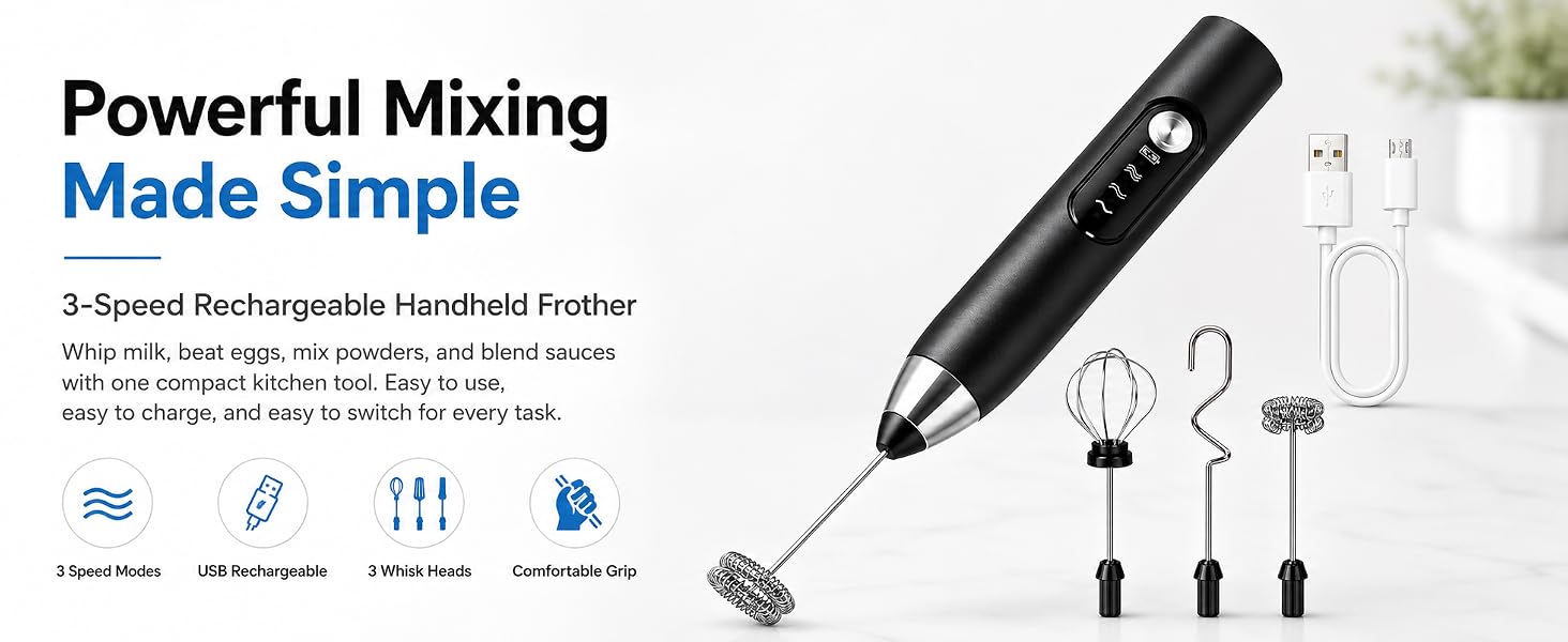 milk frother handheld