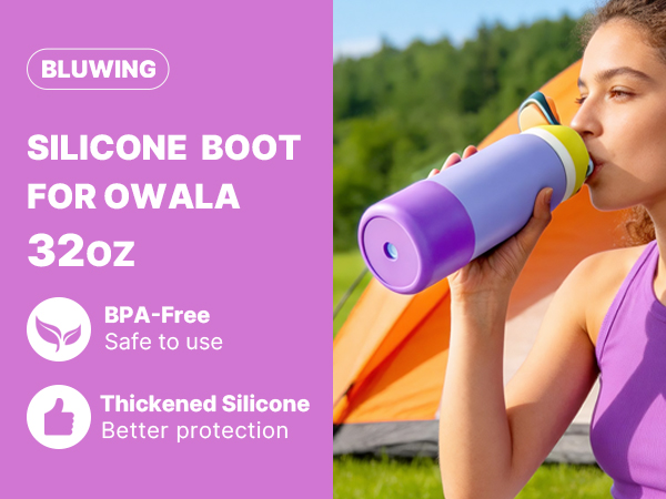 Silicone Boot for 32 oz Owala Water Bottles
