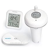 INKBIRD Wireless Pool Thermometer and WiFi Gateway Combo, with IBS-P01R Floating Thermometer for ...