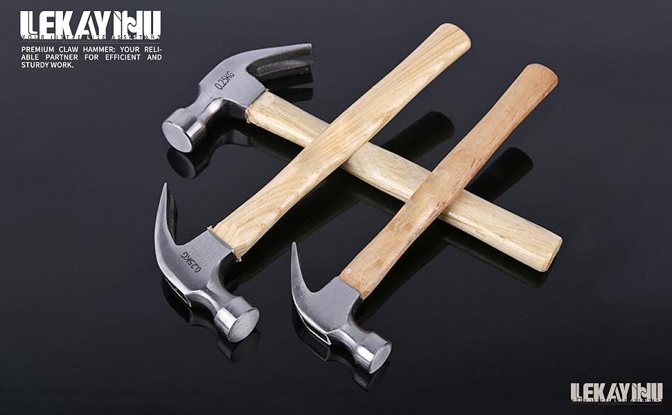 Quality claw hammer in hand, every DIY or repair job is a breeze.