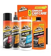 Armor All Car Wash and Car Cleaner Kit by Armor All, Includes Glass Wipes, Car Wash & Wax Concent...