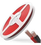 18AWG 2 Wire Electrical Cord JACKYLED 2 Conductor 10M/32.8ft Wire Cord 18 Gauge Flexible Cable fo...