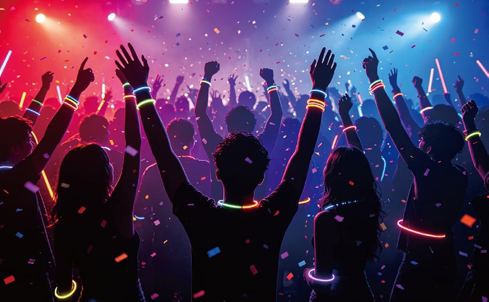 glow in the dark party supplies