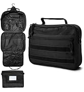 VELVEBAG Mens Toiletry Travel Bag Hanging Toiletry Bag Toiletry Bag Shaving Bag for Men Travel fo...