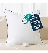 Phantoscope 18x18 Synthetic Down Alternative Pillow Inserts, Handmade Down Pillows Insert Sleepin...