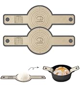 PLAPITATE Silicone Bread Sling for Dutch Oven, 2 PCS Non-Stick & Easy Clean Reusable Silicone Bre...