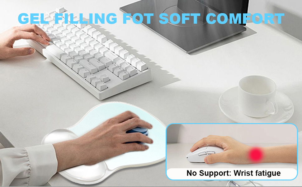 mouse pad with support