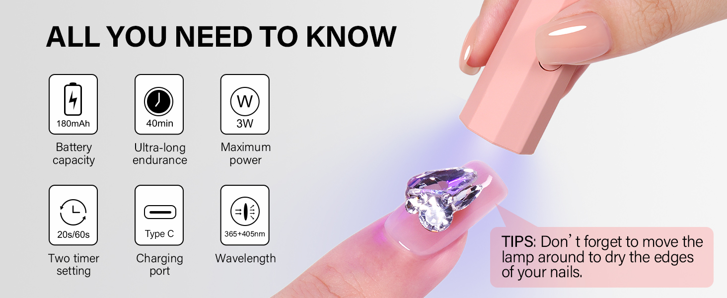handheld nail lamp